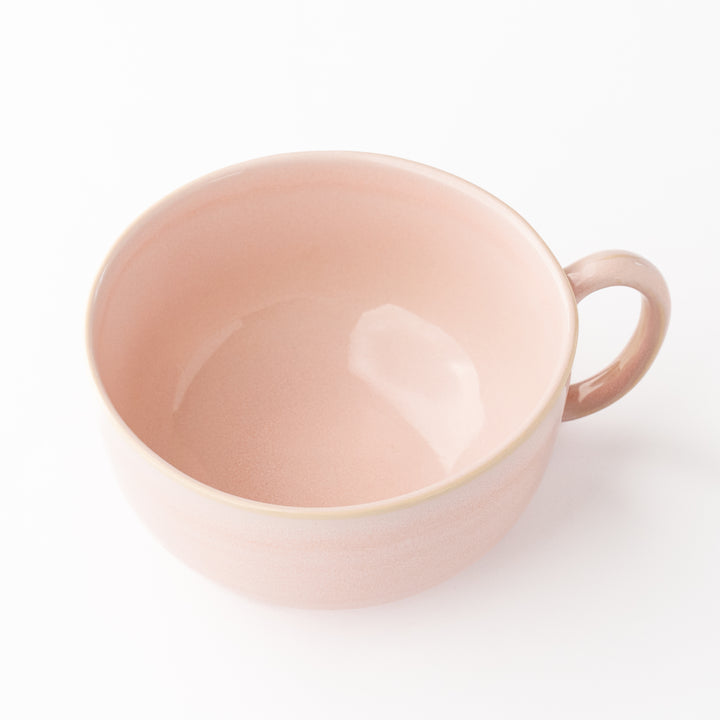 Actual Rose Fondant Bowl With Handle 15cm