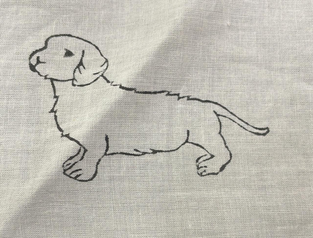 Dachshund Block Printing Kit