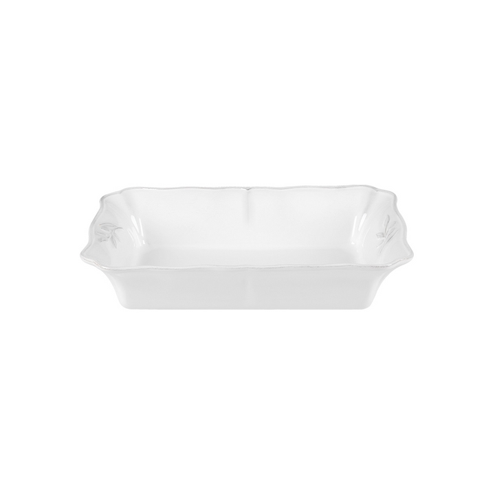 Alentejo White Medium Rectangular Baker