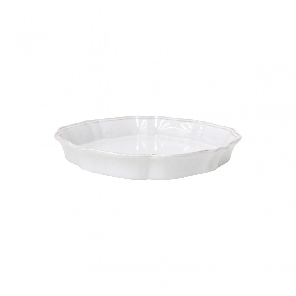Impressions  White Pie Dish