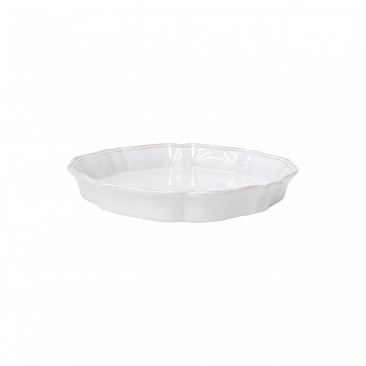 Impressions  White Pie Dish