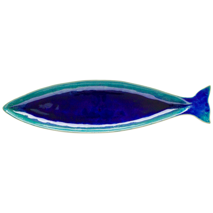 Dori Atlantic Blue Large Mackerel Dish