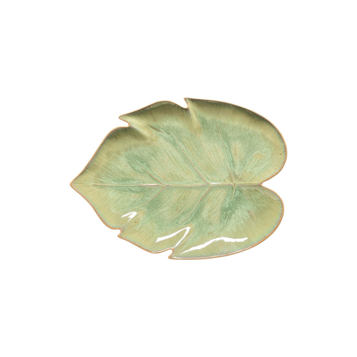 Marrakesh Monstera Eucalyptus Leaf Plate
