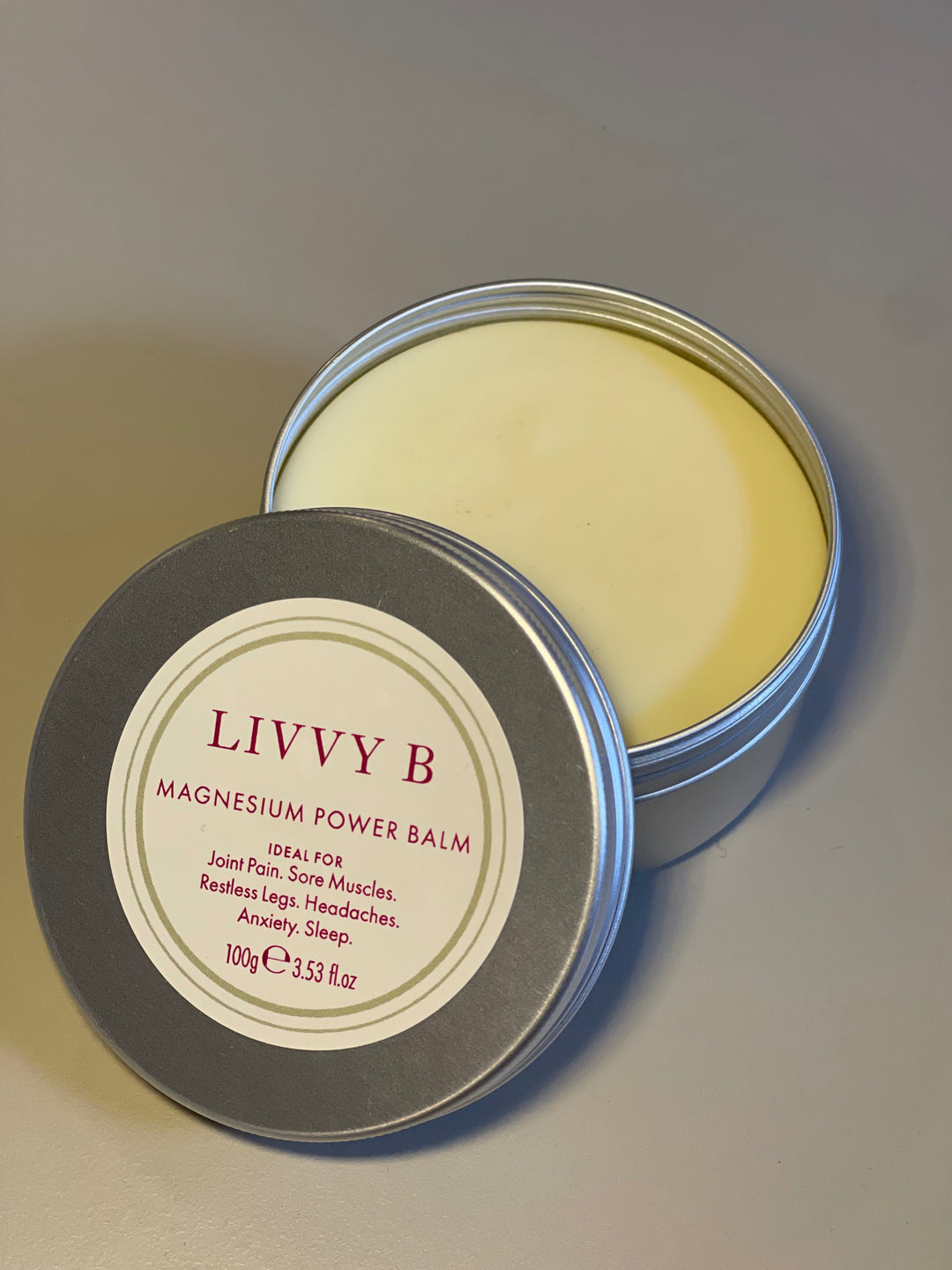 Livvy B's Magnesium Power Balm 100ml