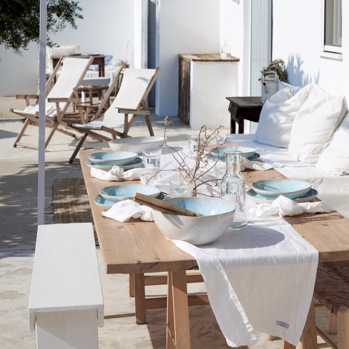 Eivissa Sea Blue Dinner Plate