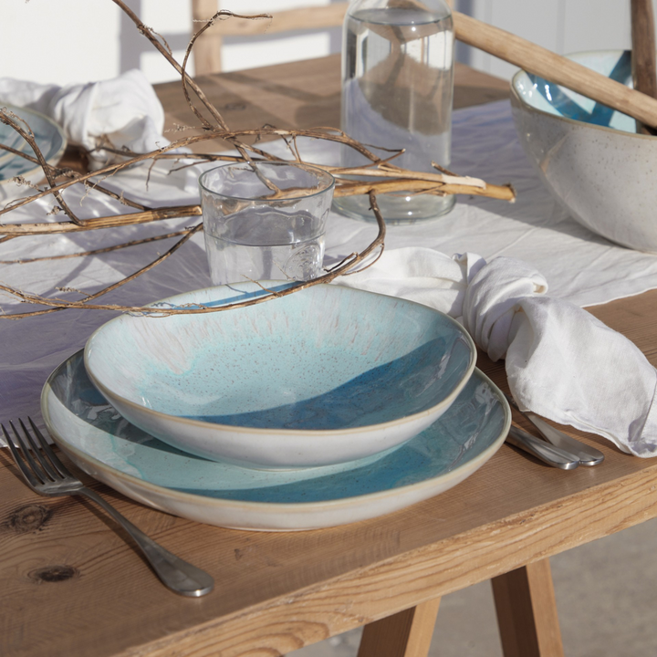 Eivissa Sea Blue Dinner Plate