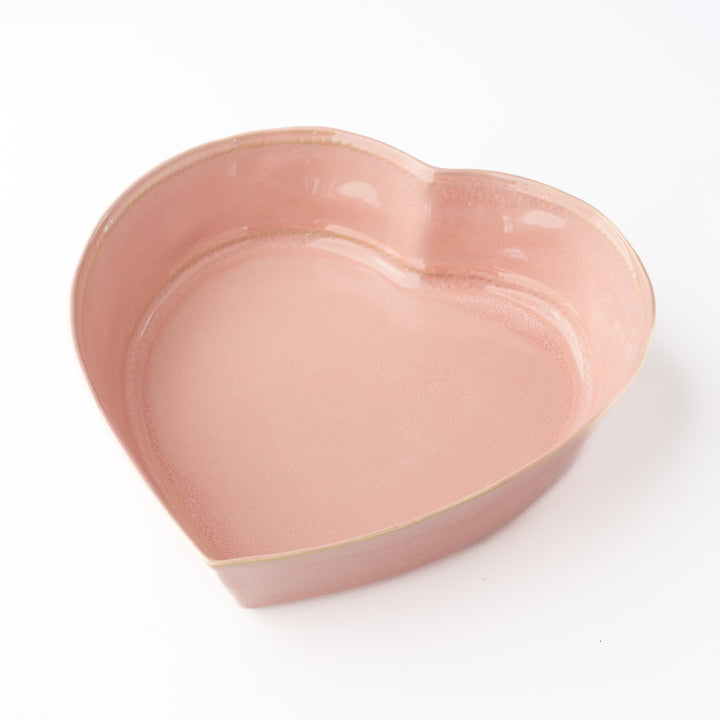 Rose Fondant Heart Shaped Dish 30cm