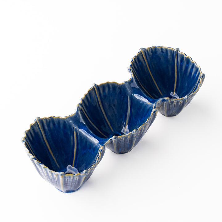 Marea Appetizers Dish - 3 bowls in one - 30cm