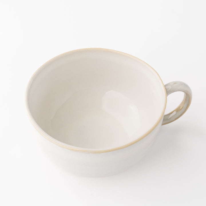 Actual White Bowl With Handle 15cm