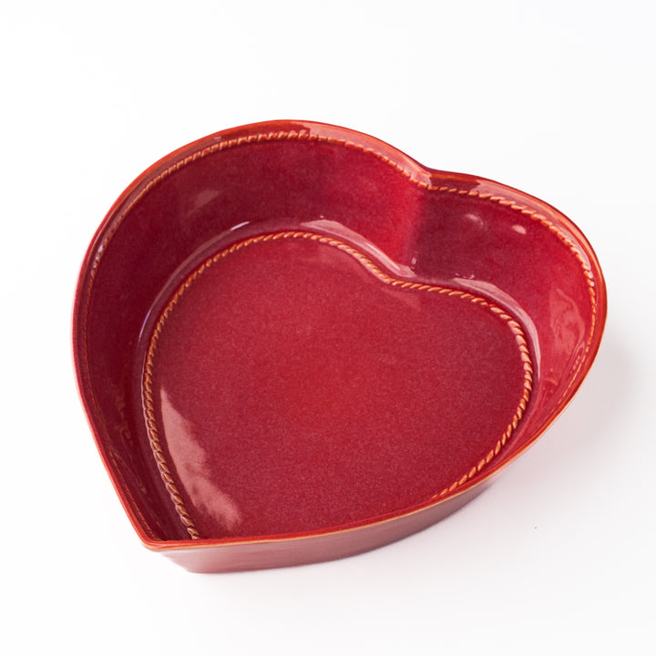 Rouge Cendre Heart Shaped Dish 30cm