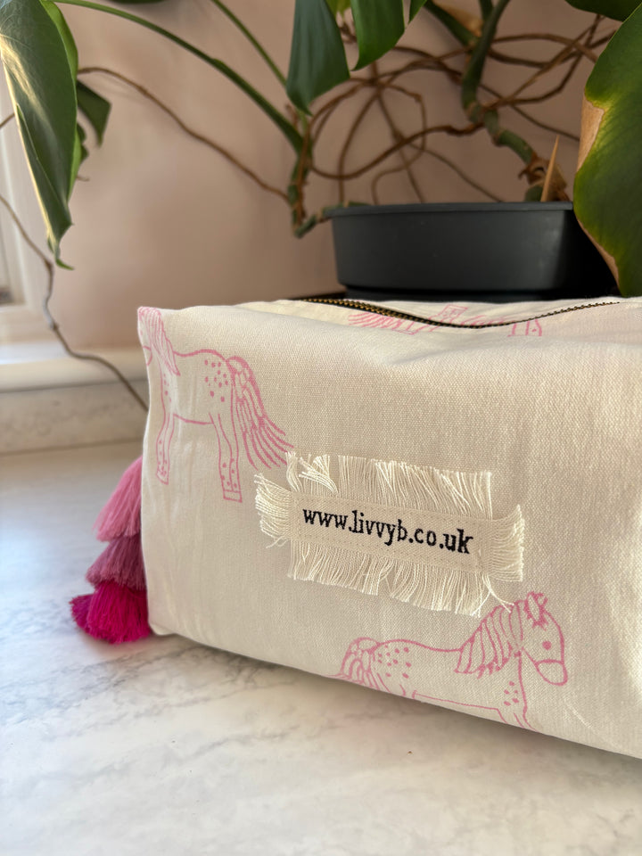 Pink Pony Wash bag