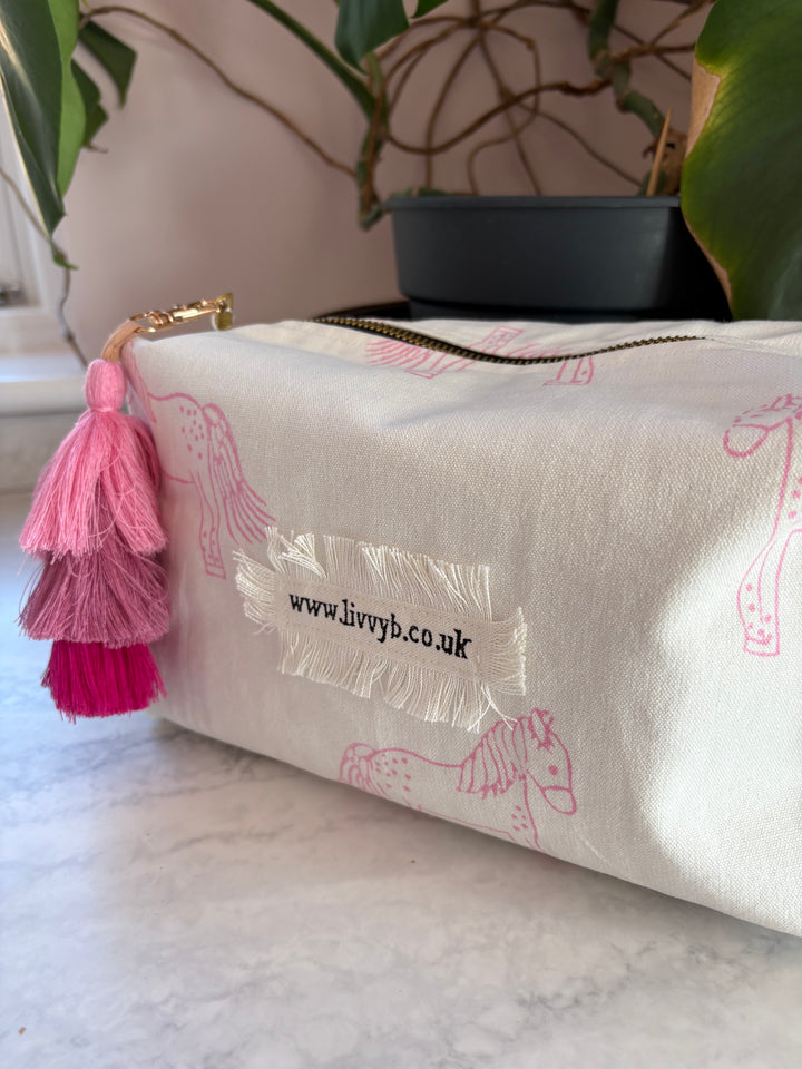 Pink Pony Wash bag