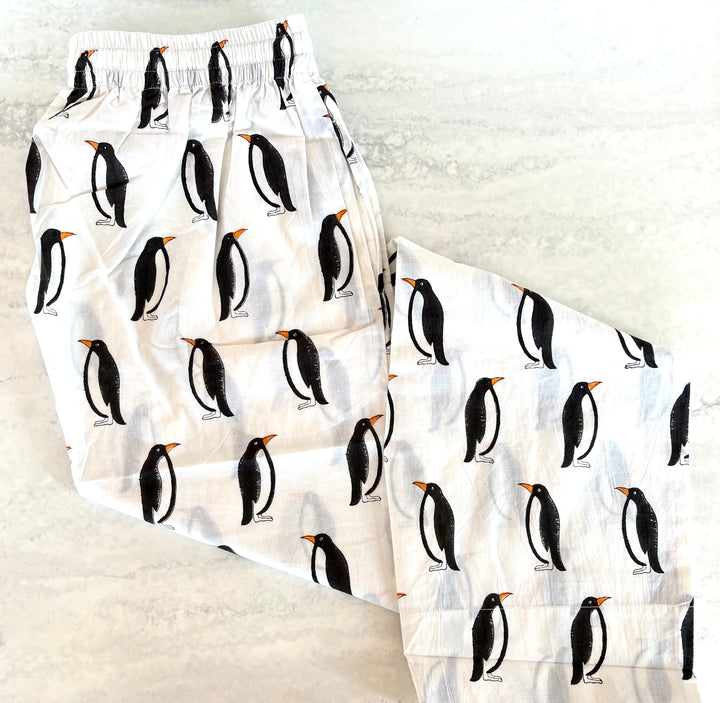 Penguin PJ's Pink & Black/White