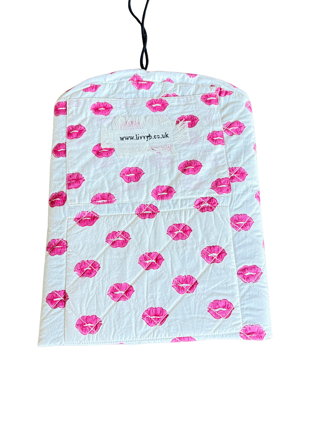 Lips  Lay Flat Makeup Bag