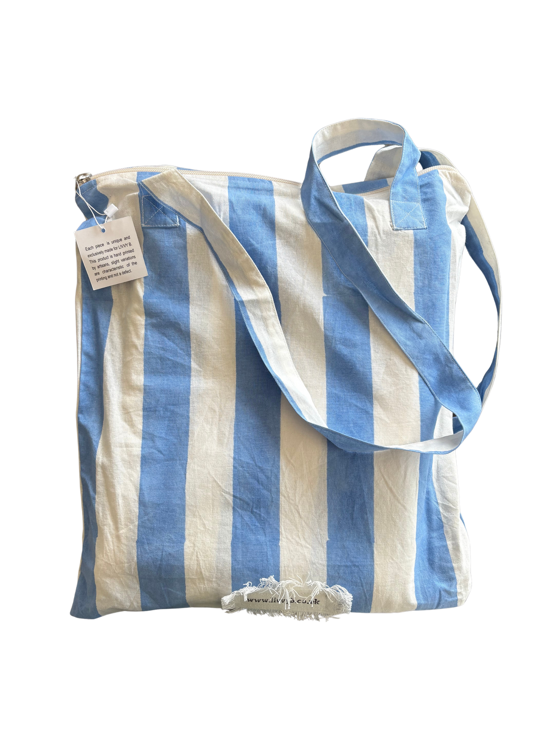 Stripe Bedding (Cornflower Blue)