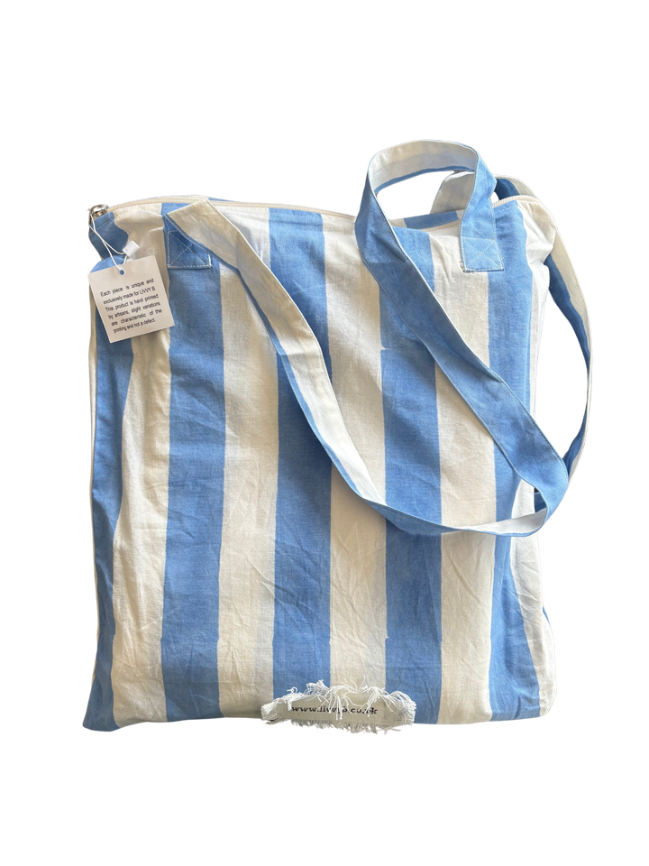 Stripe Bedding (Cornflower Blue)