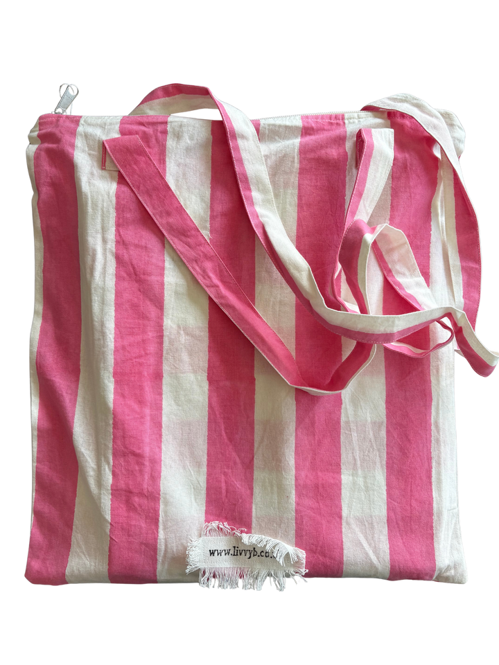 Stripe Bedding (Pink)