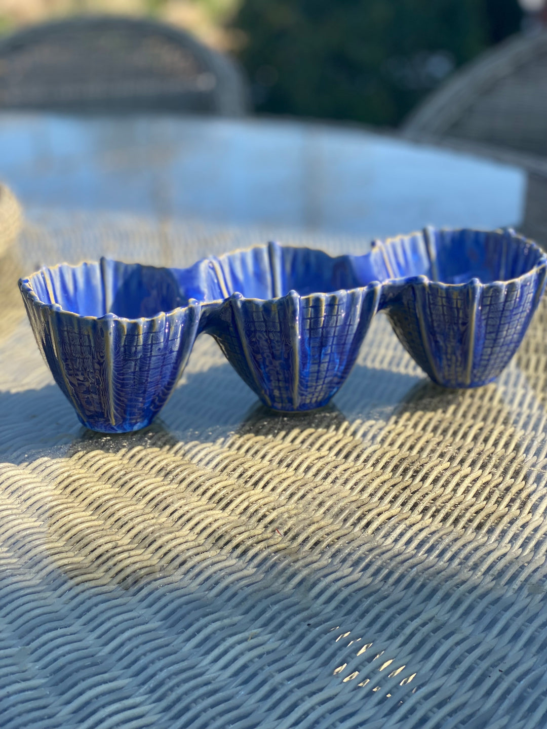Marea Appetizers Dish - 3 bowls in one - 30cm
