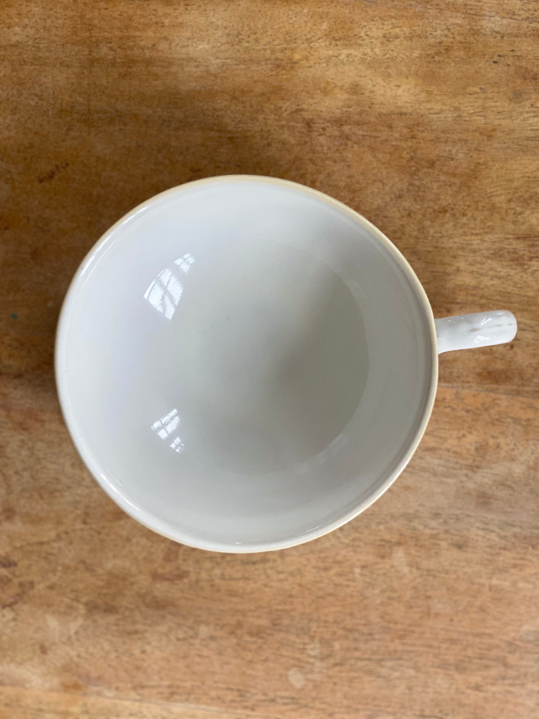 Actual White Bowl With Handle 15cm