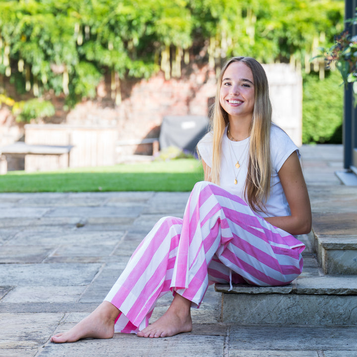Pink Stripe PJ Bottoms