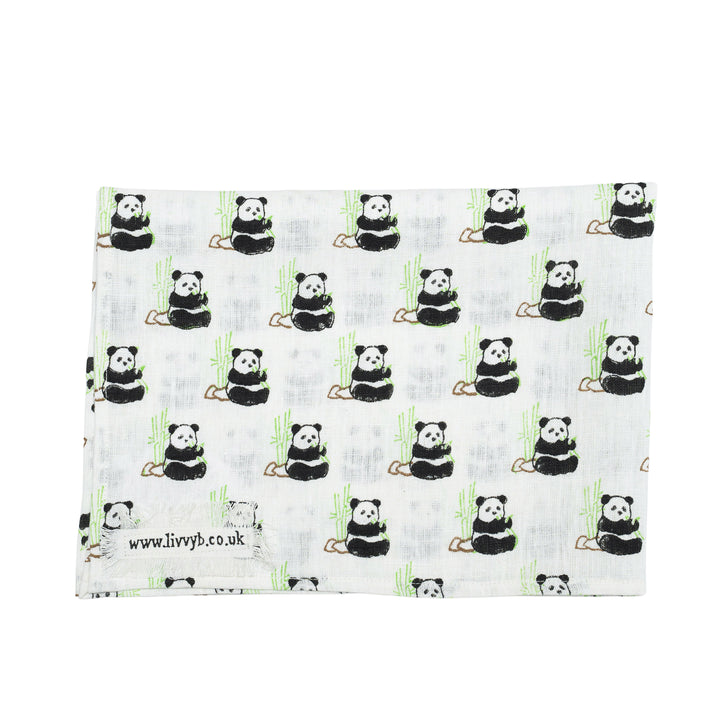 Panda Linen Tea Towel