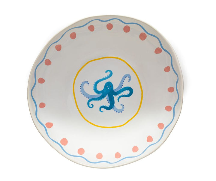 Summer Bliss Octopus Serving Bowl 28cm