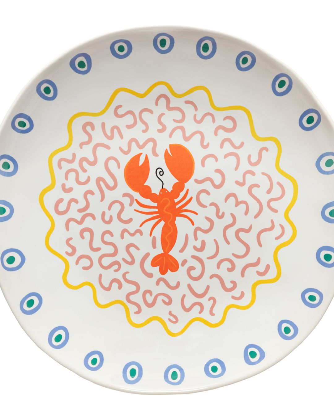 Summer Bliss Lobster Serving Bowl 37cm