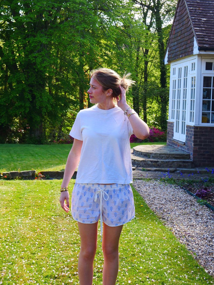 Booti Sleep Shorts (Cornflower blue)