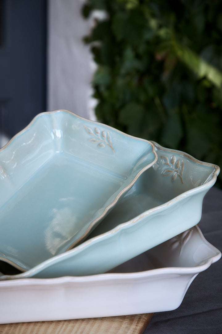 Alentejo White Medium Rectangular Baker