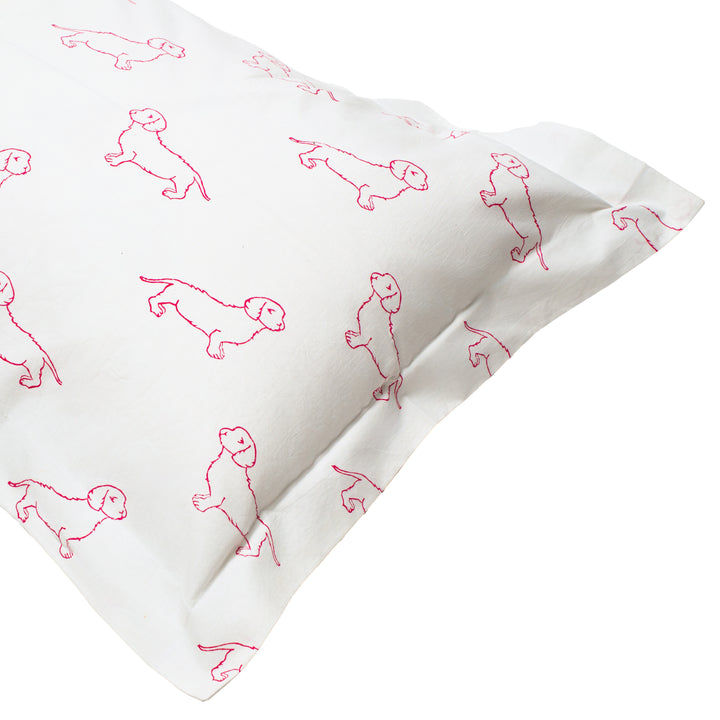 Dachshund Bedding Set (Pink)