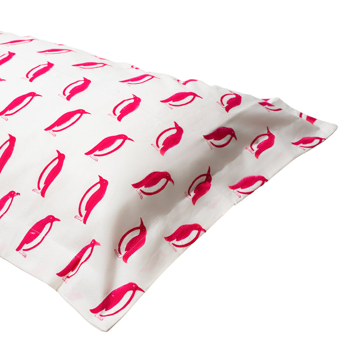 Penguin Bedding Set (Pink)