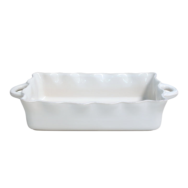 Cook & Host Small White Rectangular Baker
