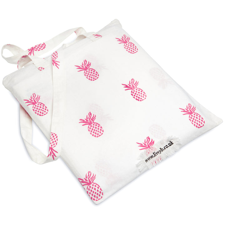 Pineapple Bedding Set (Hot Pink)