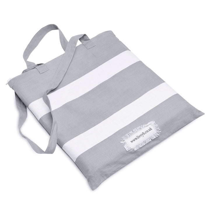 Reversible Thin Striped Bedding Set