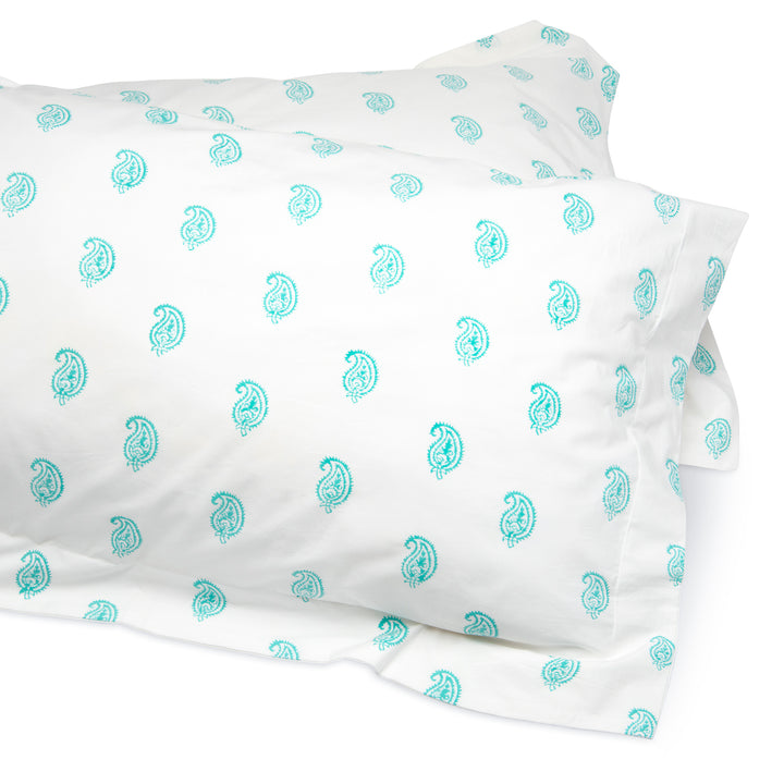 Paisley Bedding Set (Aqua)