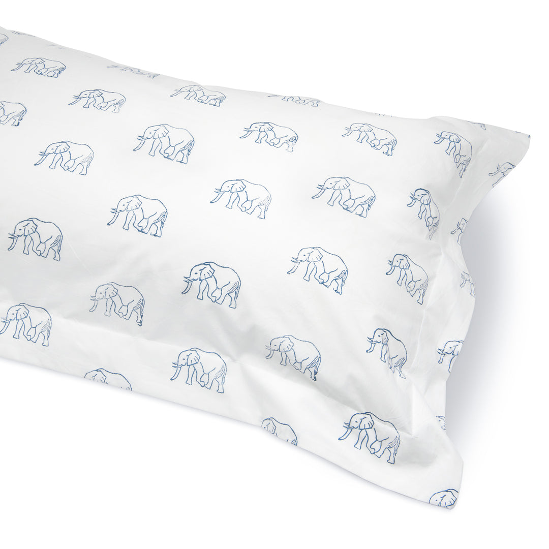 Elephant Bedding Set (Blue)