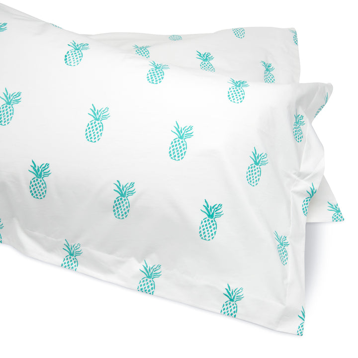 Pineapple Bedding Set (Aqua)