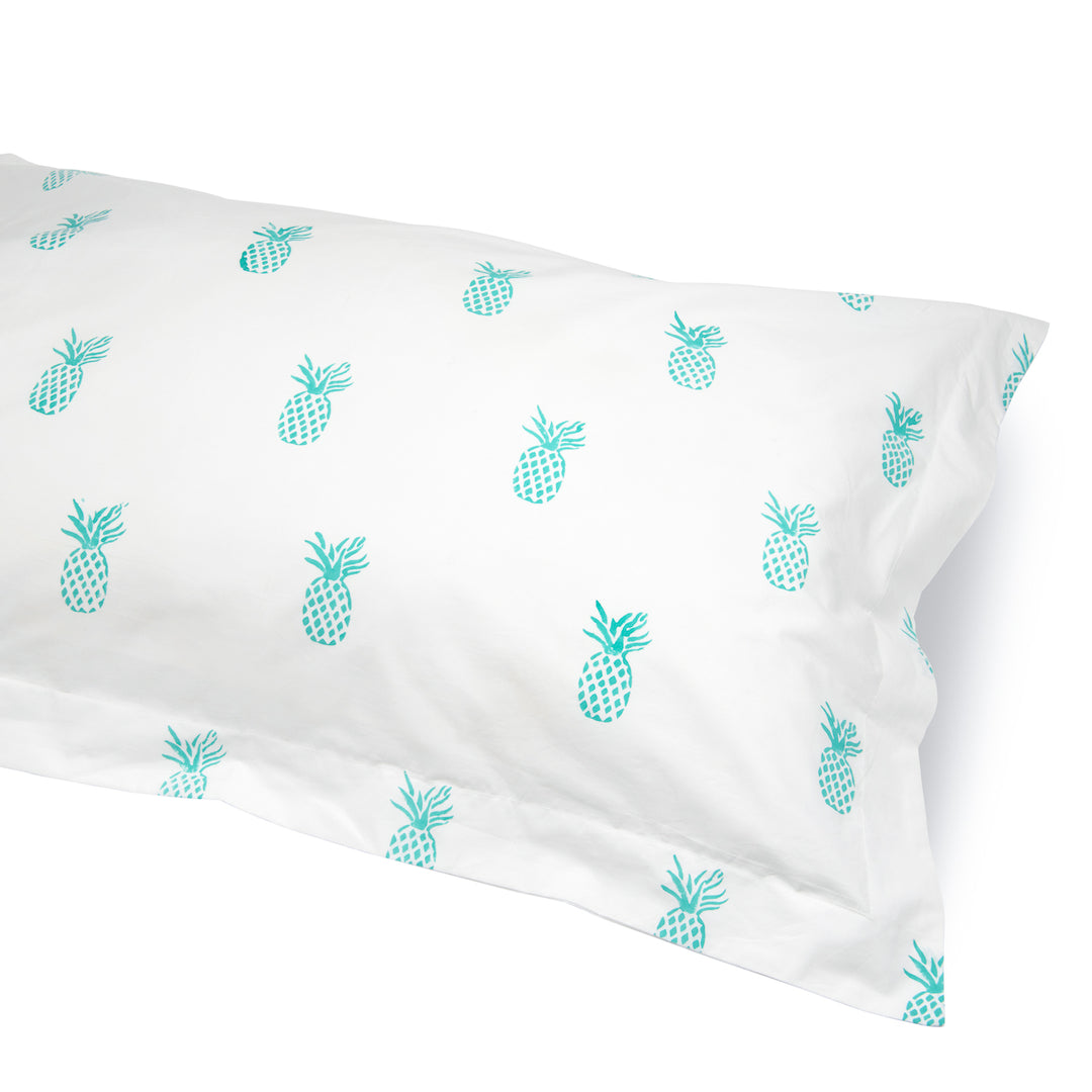 Pineapple Bedding Set (Aqua)