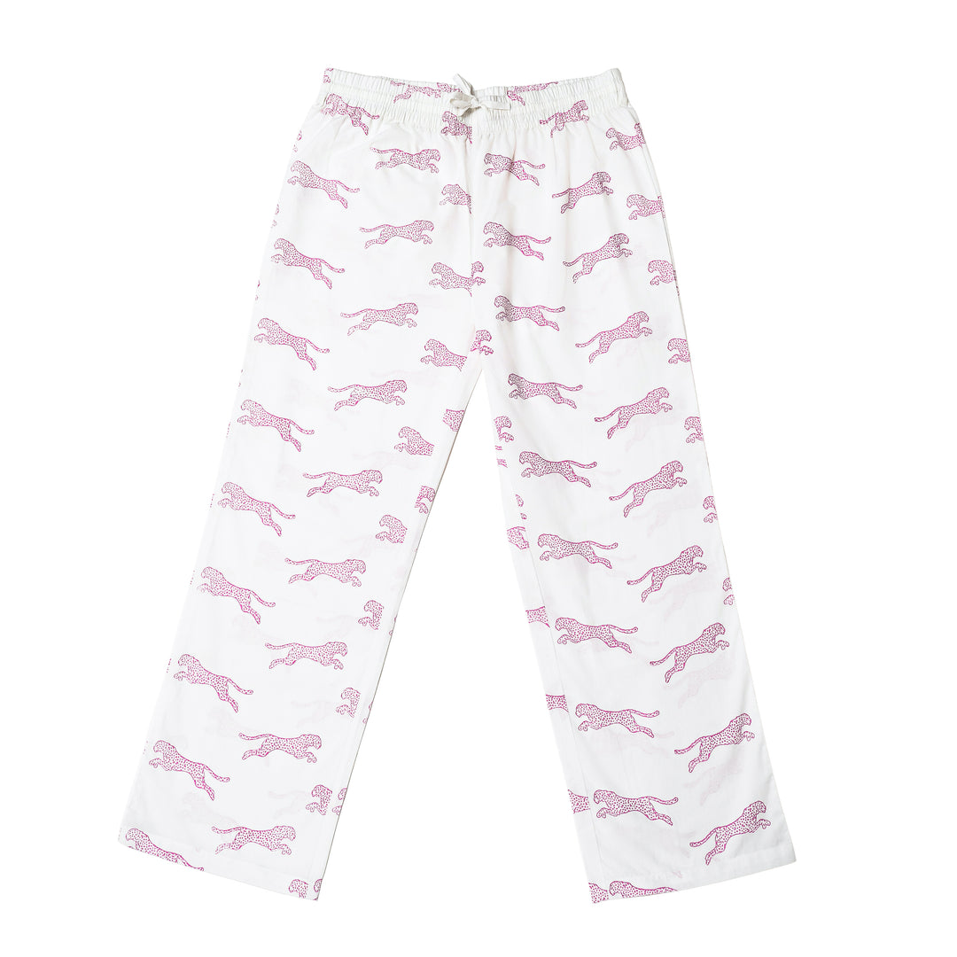 Cheetah PJ Bottoms (Pink)