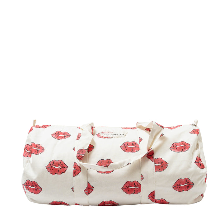 Lips Barrel Bag